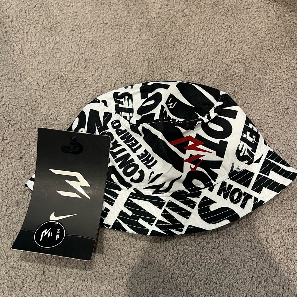 Jordan Black and White Graphic Bucket Hat